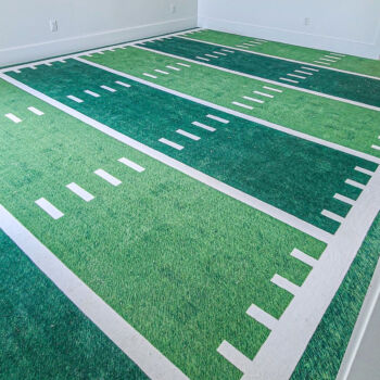 Football field carpet