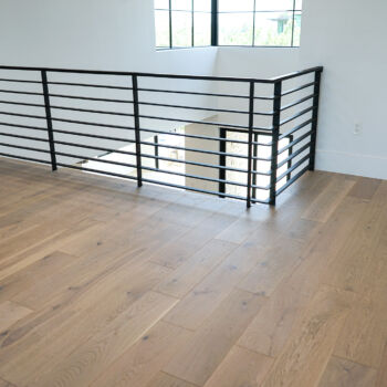 White oak floor. Installation in Driftwood by GWH Flooring company.