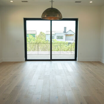 White oak floor. Installation in Driftwood by GWH Flooring company.